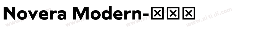 Novera Modern字体转换